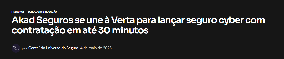 Recorte da matéria no Universo do Seguro
